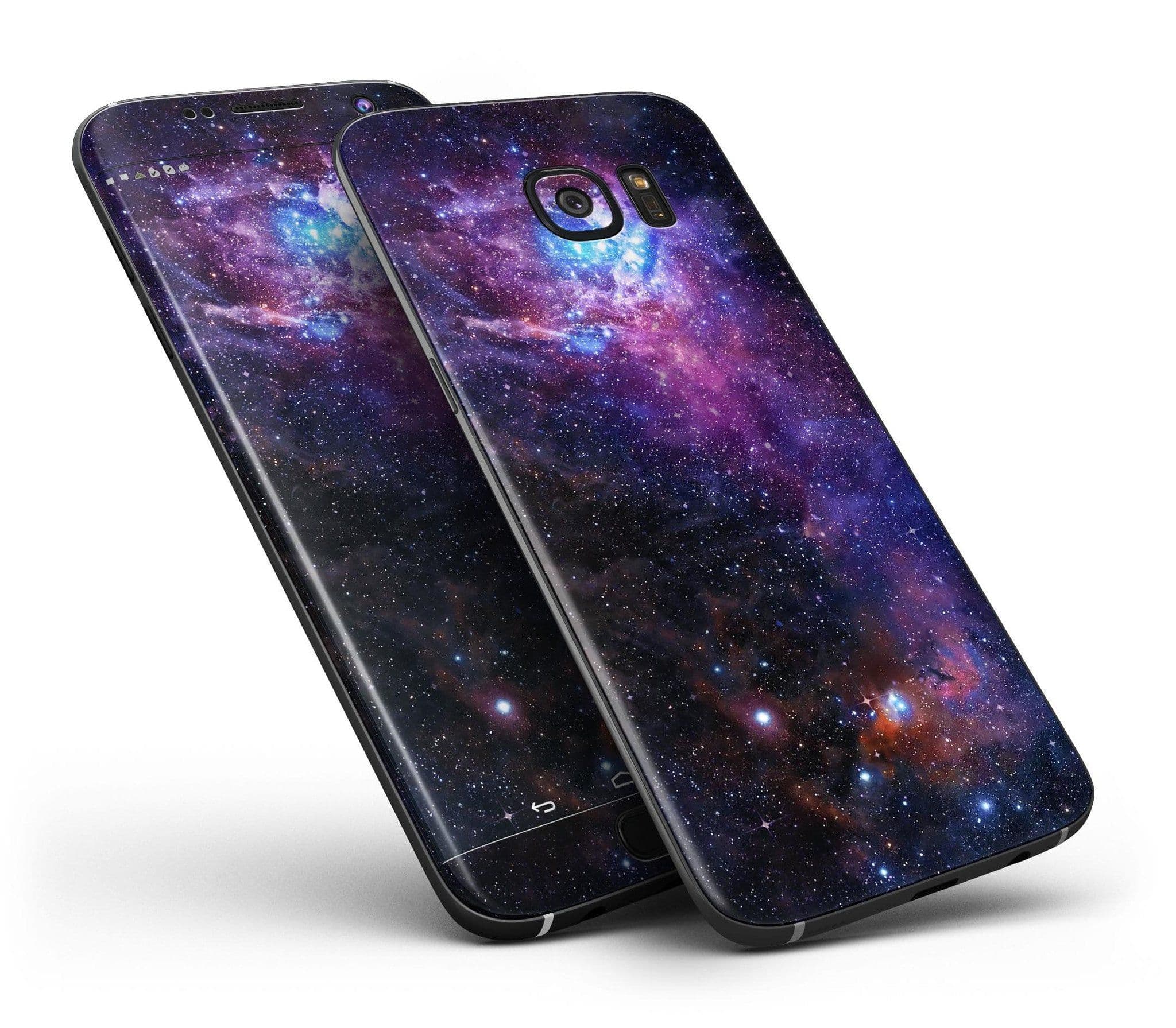 image-Glowing Deep Space - Full Body Skin-Kit for the Samsung Galaxy S7 or