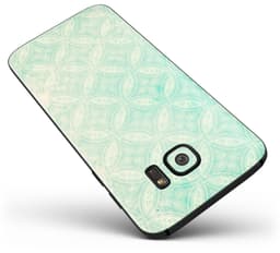 image-Faded Teal Overlapping Circles - Full Body Skin-Kit for the Samsung