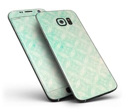 image-Faded Teal Overlapping Circles - Full Body Skin-Kit for the Samsung