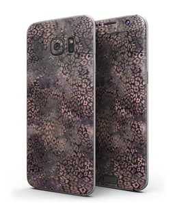image-Black and Purple Watercolor Leopard Pattern - Full Body Skin-Kit for