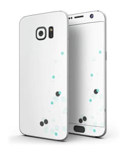 image-Abstract Scattered Teal Dots - Full Body Skin-Kit for the Samsung
