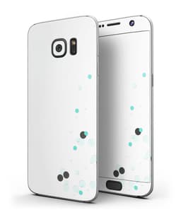 image-Abstract Scattered Teal Dots - Full Body Skin-Kit for the Samsung