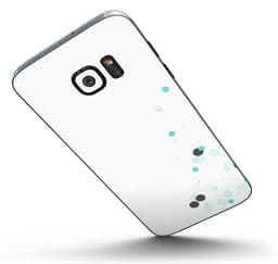 image-Abstract Scattered Teal Dots - Full Body Skin-Kit for the Samsung