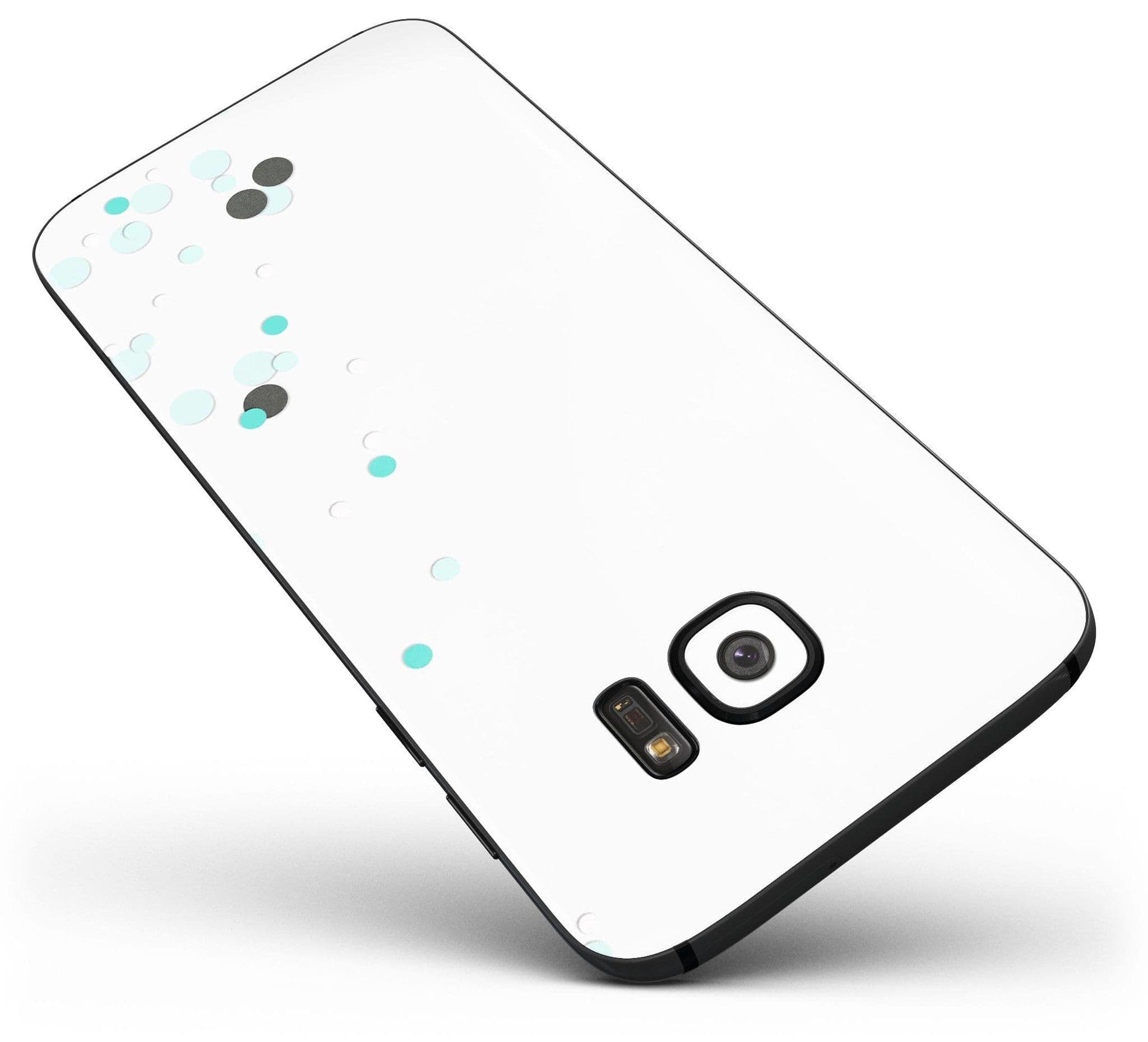 image-Abstract Scattered Teal Dots - Full Body Skin-Kit for the Samsung