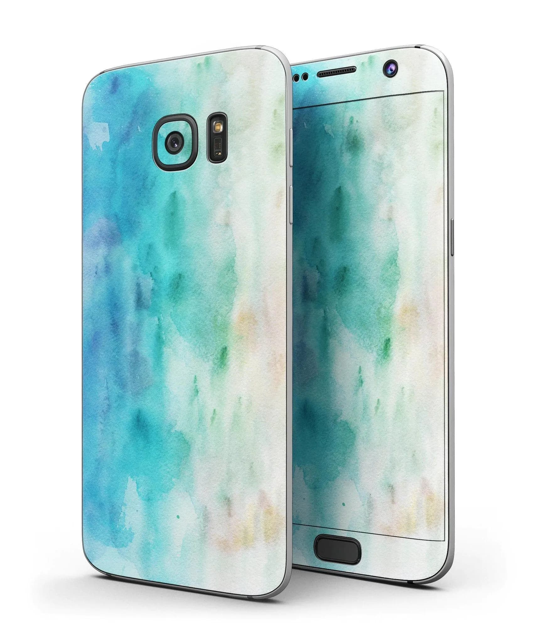 image-Blushed Mint 32 Absorbed Watercolor Texture - Full Body Skin-Kit for