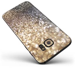 image-Gold and Black Unfocused Glimmering RainFall - Full Body Skin-Kit for