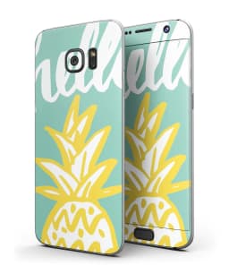 image-Well Hello Pineapple - Full Body Skin-Kit for the Samsung Galaxy S7 or