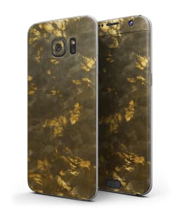image-Dirt Covered Golden Plate - Full Body Skin-Kit for the Samsung Galaxy