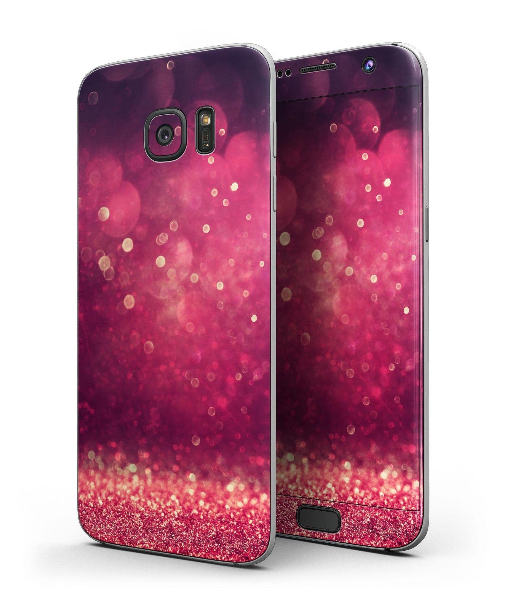 image-Dark Pink Shimmering Orbs of Light - Full Body Skin-Kit for the