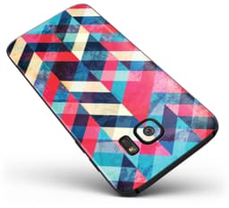 image-Angled Colored Pattern - Full Body Skin-Kit for the Samsung Galaxy S7