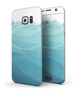 image-Abstract WaterWaves - Full Body Skin-Kit for the Samsung Galaxy S7 or