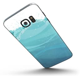 image-Abstract WaterWaves - Full Body Skin-Kit for the Samsung Galaxy S7 or