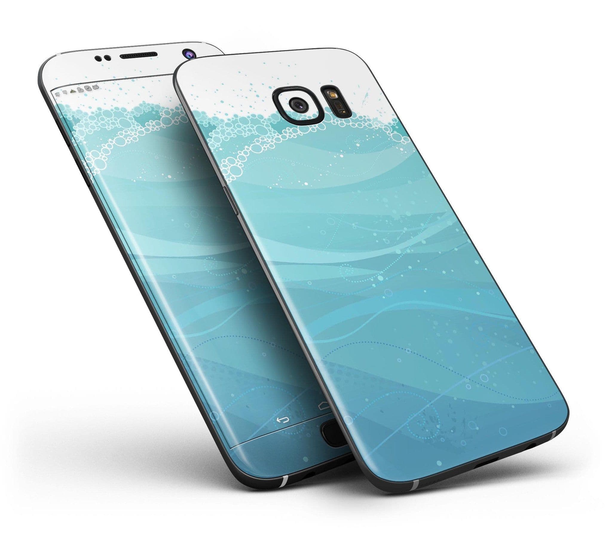 image-Abstract WaterWaves - Full Body Skin-Kit for the Samsung Galaxy S7 or