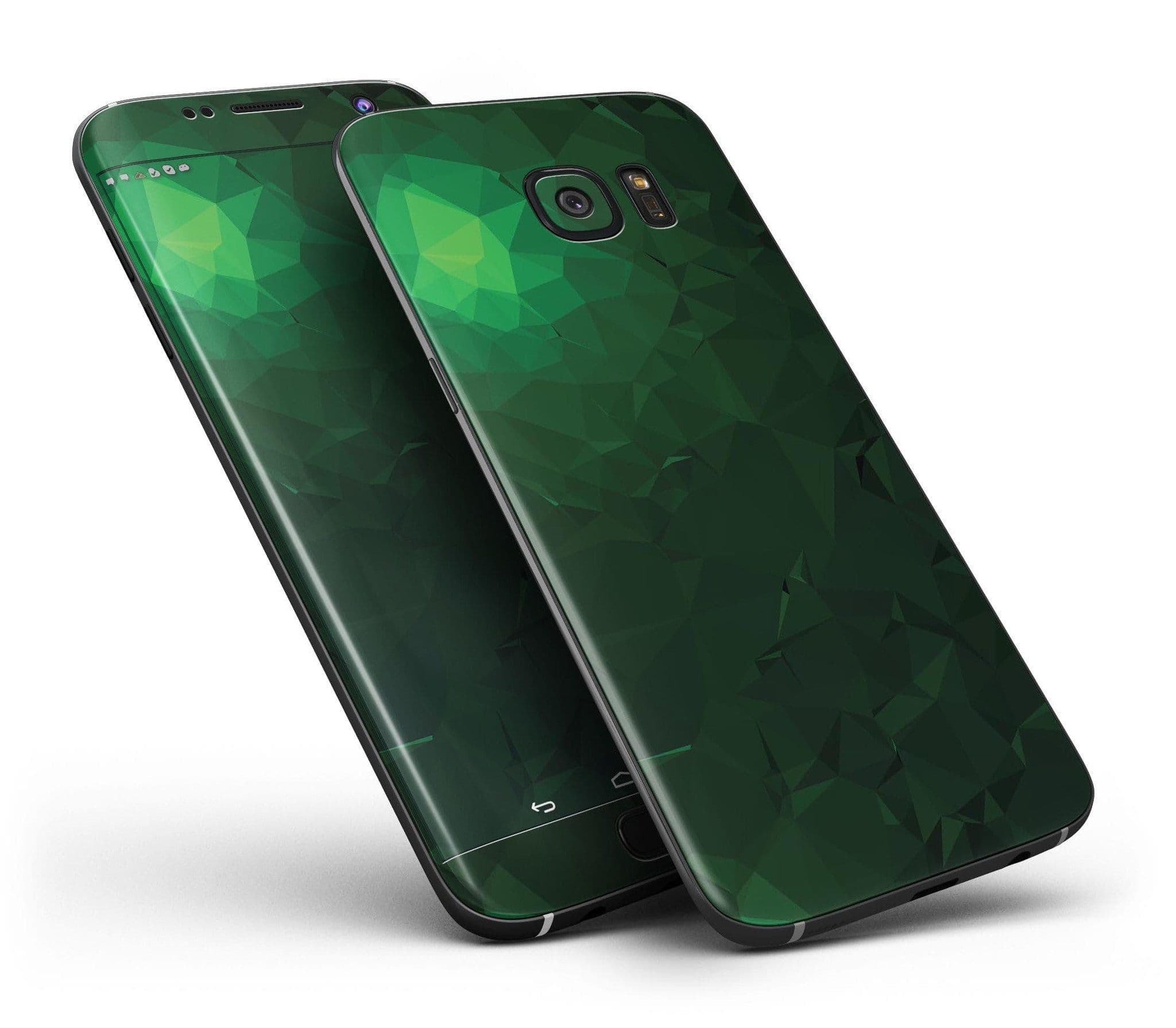 image-Abstract Green Geometric Shapes - Full Body Skin-Kit for the Samsung