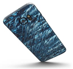 image-Abstract Wet Paint Blues v972 - Full Body Skin-Kit for the Samsung