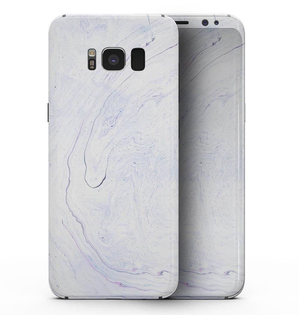 image-Light Purple Textured Marble v3 - Samsung Galaxy S8 Full-Body Skin Kit