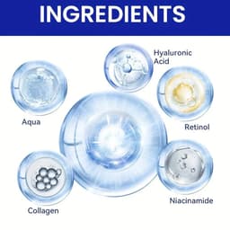 image-Collagen Face Cream Suit High Quality Hyaluronic Acid Anti Wrinkle Retinol Moisturizing Anti-aging Facial Skincare Products 2pcs