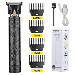 image-Retro T9 Original Haircutting Machine Set Jackets Trimmer Men's Electric Shaver Male Lence Pro Barber Shaver for Sensitive Areas