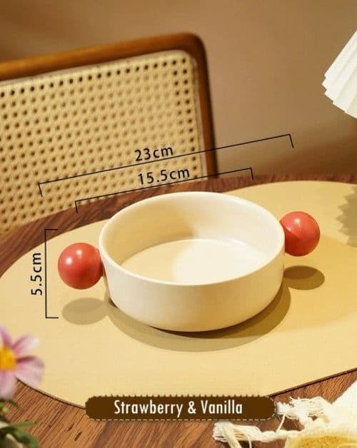 image-Gelato Pasta Bowl - Cute Dopamine Whimsical Ceramic Dinnerware
