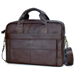 image-Men Genuine Leather Handbags Casual Leather Laptop Bags Male Business Travel Messenger Bags Men's Crossbody Shoulder Bag