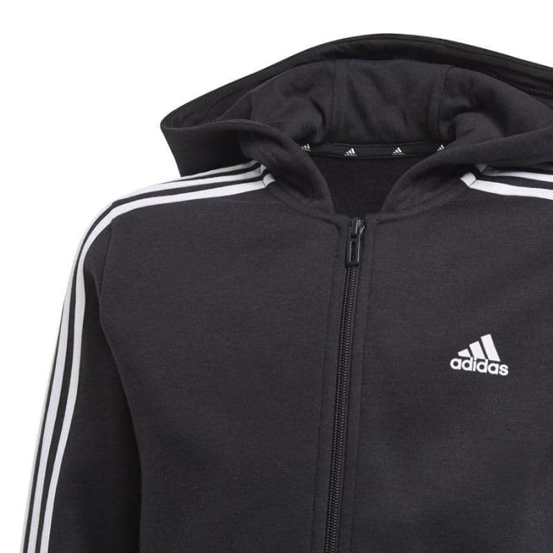 image-Adidas Essentials 3S Full-zip Hoodie Jr GQ8900