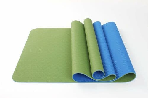 image-2-Tone TPE Yoga Mat 24" x 68" x 4mm Non-Slip