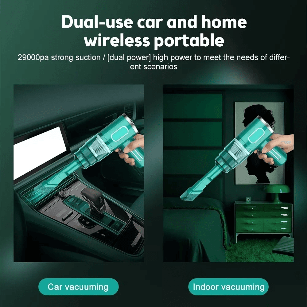 image-29000PA Cordless Hand Held Vacuum Cleaner Mini Portable Car Auto Home