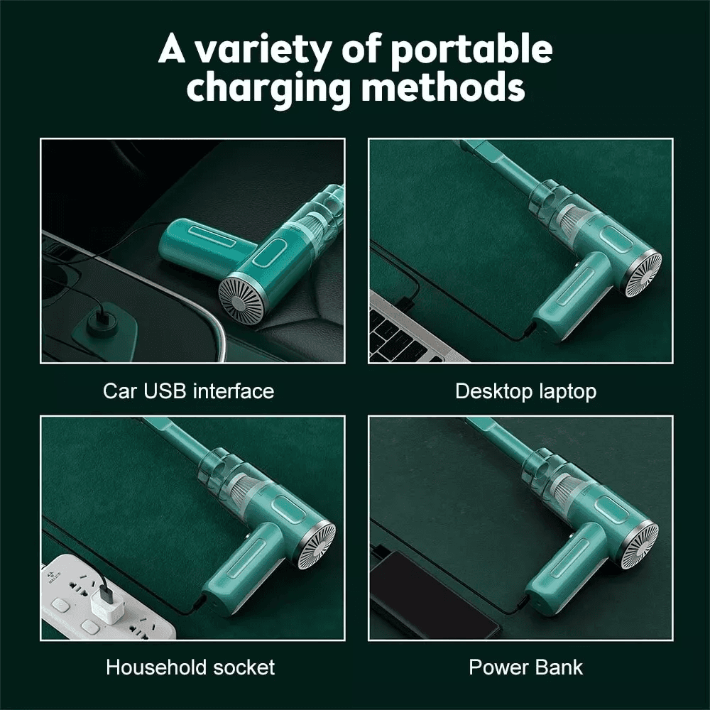 image-29000PA Cordless Hand Held Vacuum Cleaner Mini Portable Car Auto Home