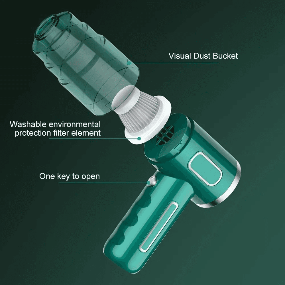 image-29000PA Cordless Hand Held Vacuum Cleaner Mini Portable Car Auto Home