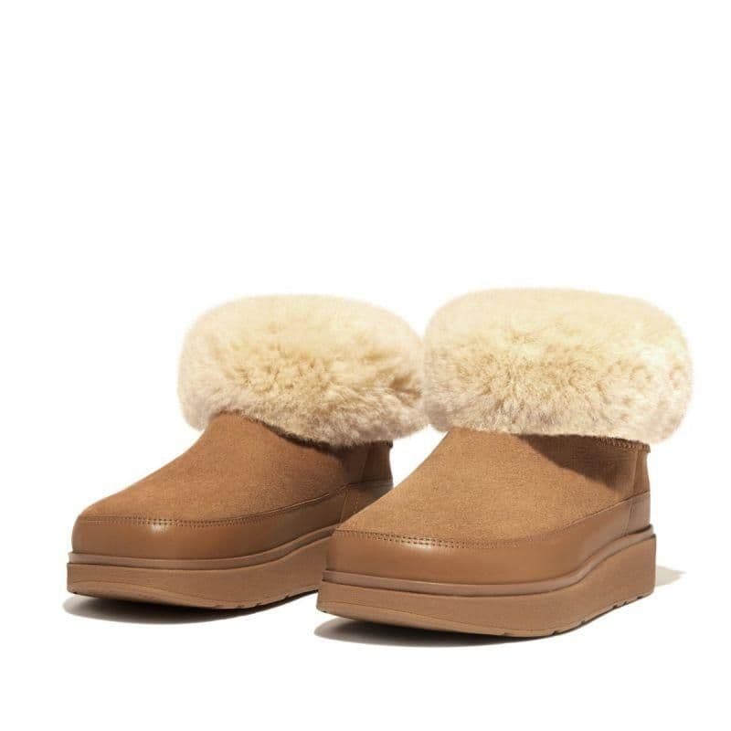 image-FitFlop GEN-FF Mini Double-Faced Shearling Boots W GS6-A69