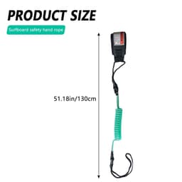 image-1Pc Hot Surf Leash - Safety Hand Rope Hook | Coiled Bodyboarding Leash for Small-Medium Waves