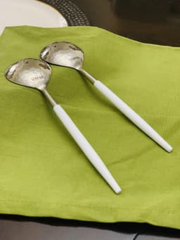 image-Vibhsa 6-PC Tablespoon Serving for 6 (Hammered Mouth)