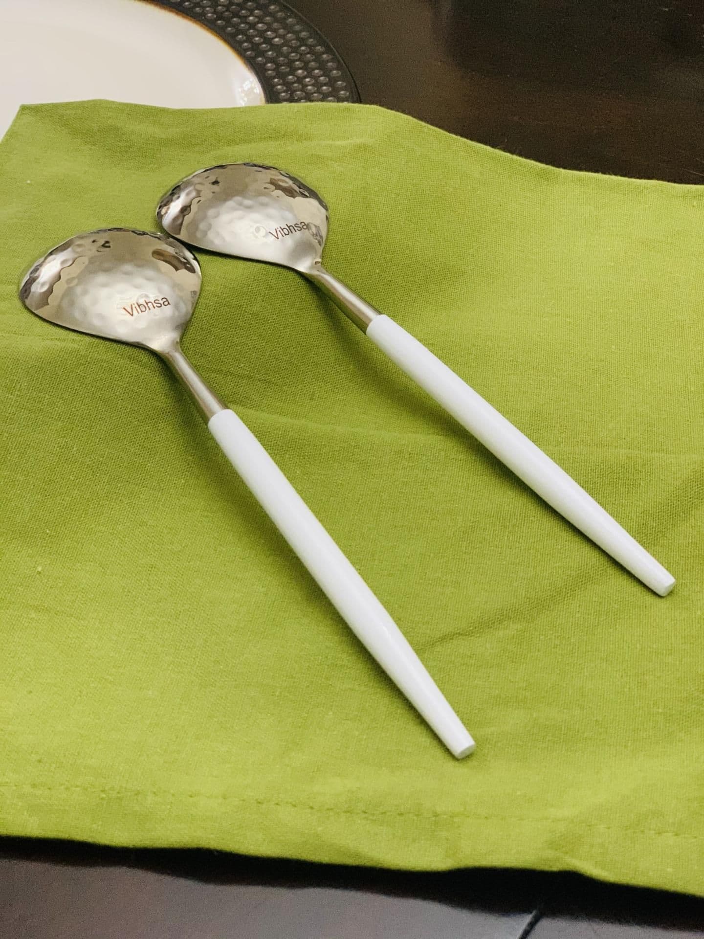 image-Vibhsa 6-PC Tablespoon Serving for 6 (Hammered Mouth)