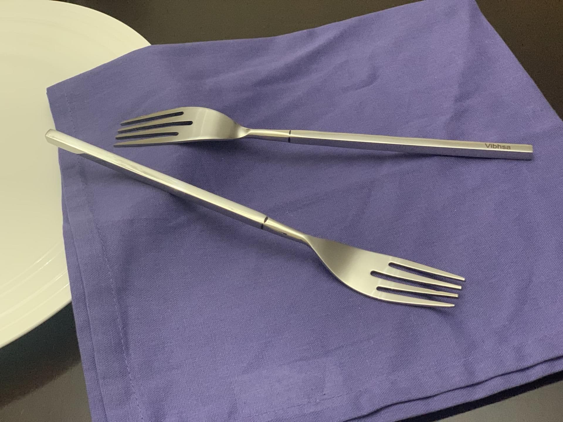 image-Vibhsa Stainless Steel Dinner Fork Set of 6
