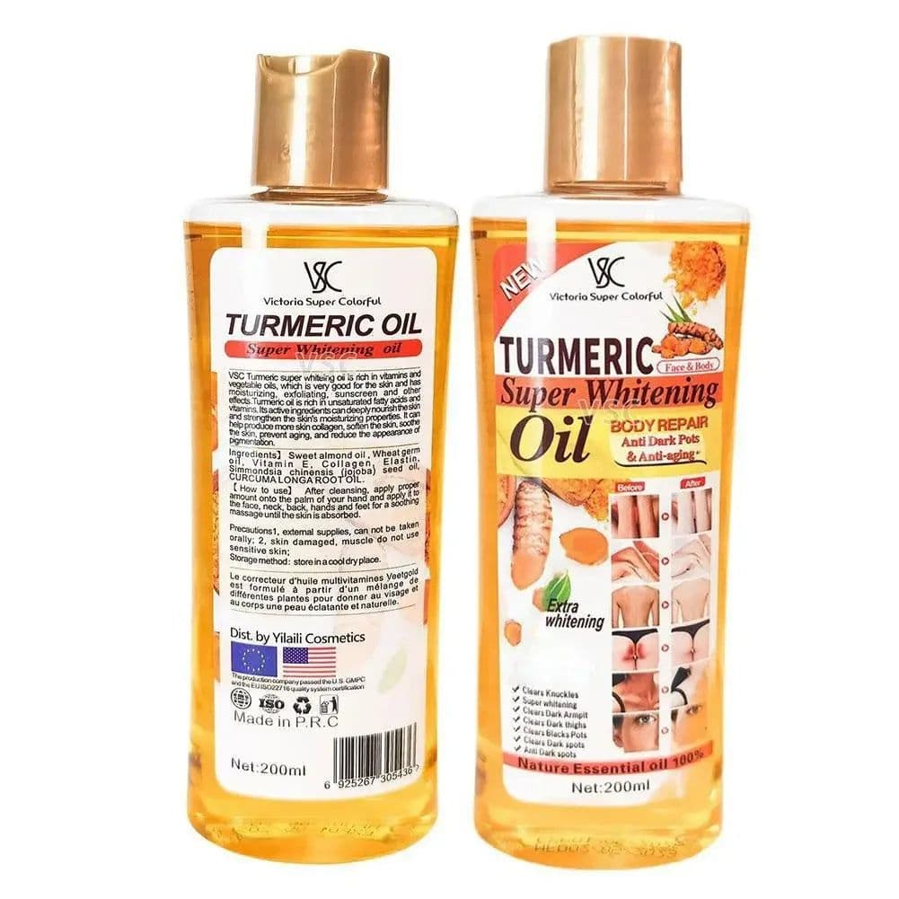 image-Turmeric Essential Oil Facial Body Massage oil Moisturizing Diffuser Aromatherapy Brightening Smoothing Body Face Skin Care 200m
