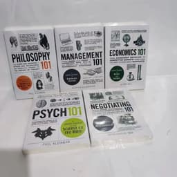 image-5 Books Set 101 Series Book for Philosophy, Management,Economics,Negotiating,PSYCH Books Paperback in English Books