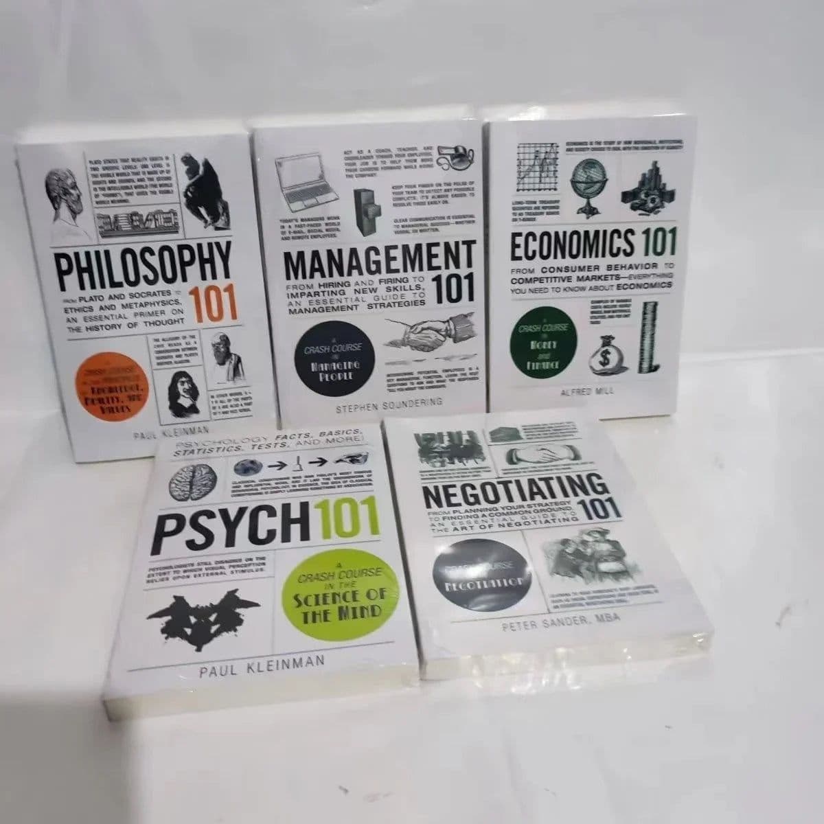 image-5 Books Set 101 Series Book for Philosophy, Management,Economics,Negotiating,PSYCH Books Paperback in English Books