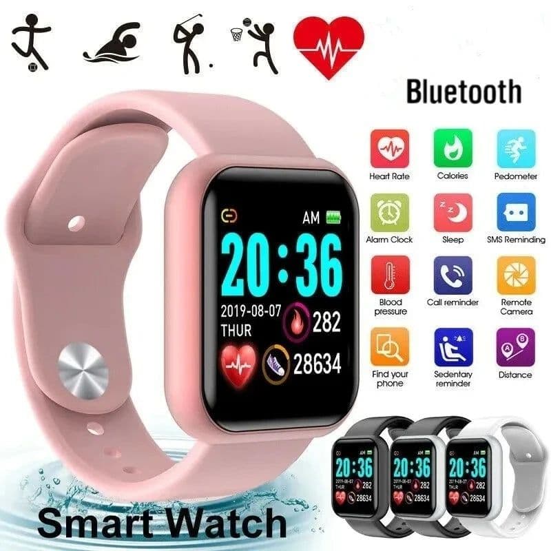 image-Smart Watch For Women Men Wristwatch Bluetooth Connected Phone Player Music Fitness Sport Bracelet Sleep Monitor Digital Watches