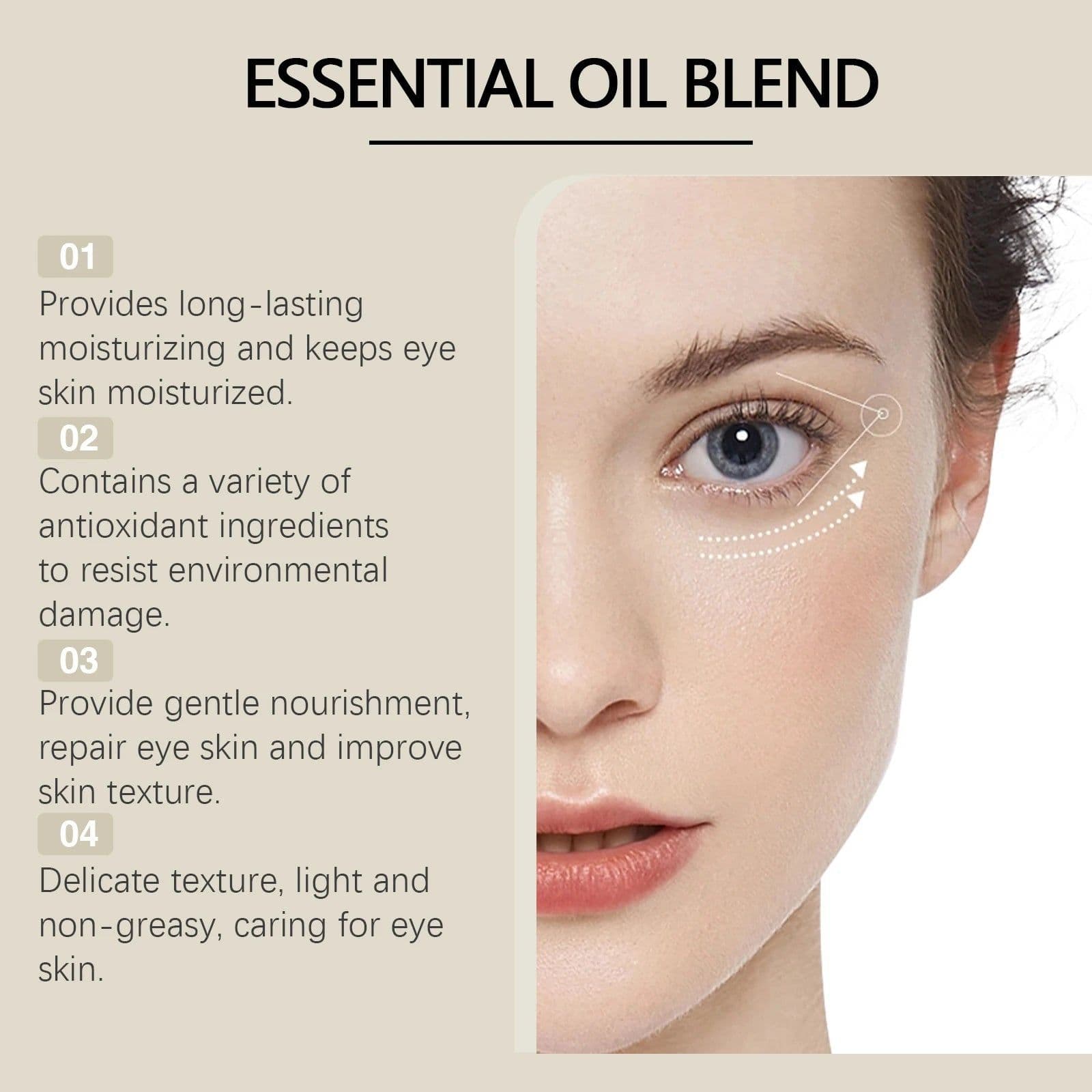 image-Firming Eye Roll-on Essential Oil Removal Dark Circles Wrinkle Lifting Repairing Eye Skin Moisturizing Hydrating Eye Care