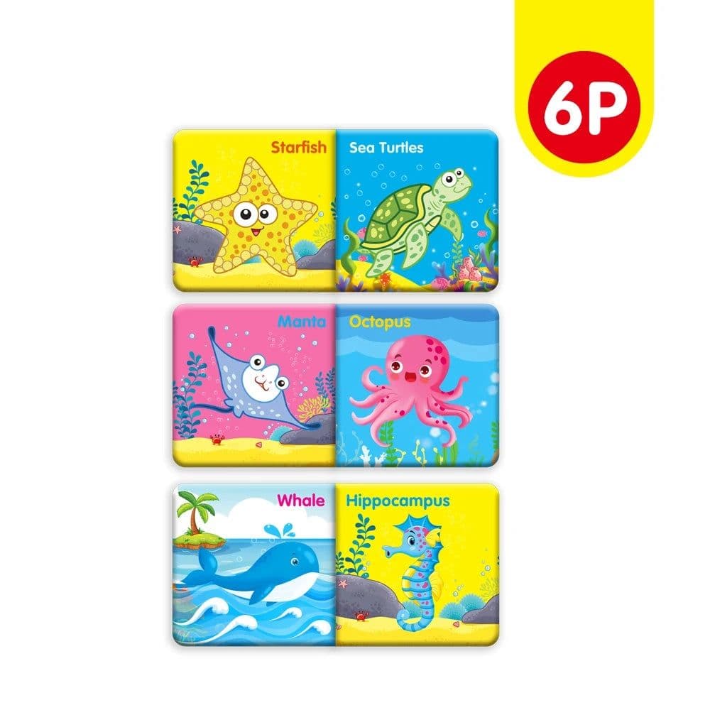 image-Baby Bath Book Cognitive Early Education Books Unbreakable Children's Enlightenment Object Recognition Educational ToyStory Gift