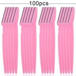 image-100PCS Eyebrow Shaper Portable Shaver Eye Brow Trimmer Shaping