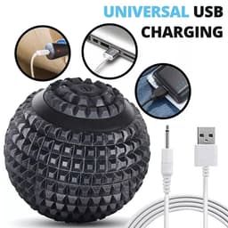 image-Electric Vibrating Massage Ball Sport Fitness Foot Pain Relief Plantar