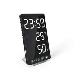 image-Digital Alarm Clock With Temperature Thermometer