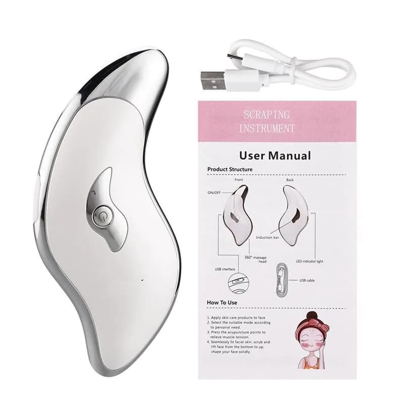 image-Guasha Face Lifting Tool Skin Care Massage Electric Facial Body