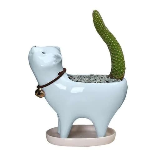 image-Ceramic Flower Pot Succulent Planter For Home Office Garden