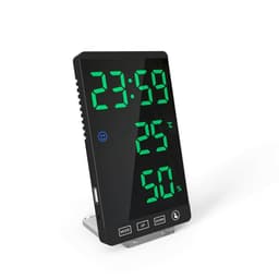image-Digital Alarm Clock With Temperature Thermometer