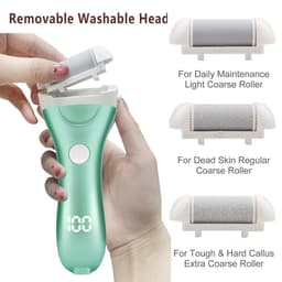 image-Charged Electric Foot File for Heels Grinding Pedicure Tools