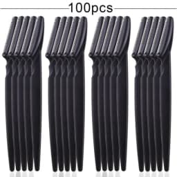 image-100PCS Eyebrow Shaper Portable Shaver Eye Brow Trimmer Shaping