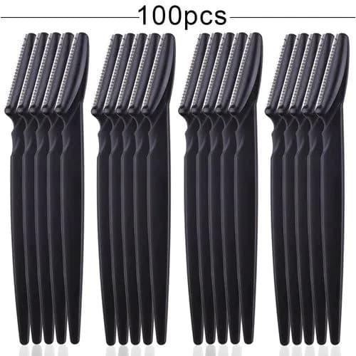 image-100PCS Eyebrow Shaper Portable Shaver Eye Brow Trimmer Shaping