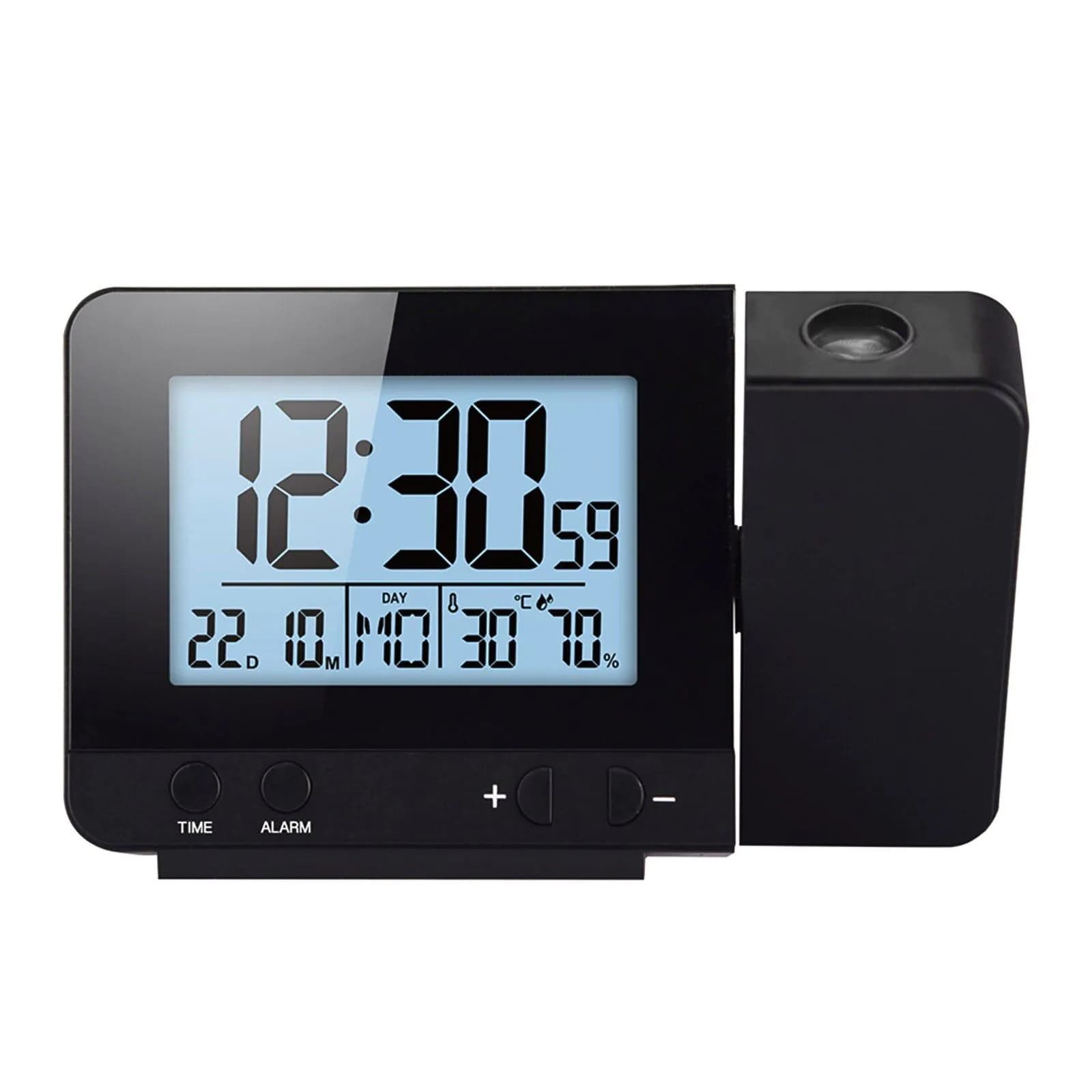 image-LED Digital Projection Alarm Clock With Snooze Function